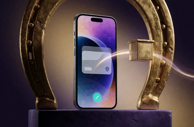 Smartphone mit digitaler Wallet steht f&uuml;r m&ouml;gliche Alawin E-Wallet-Zahlungen