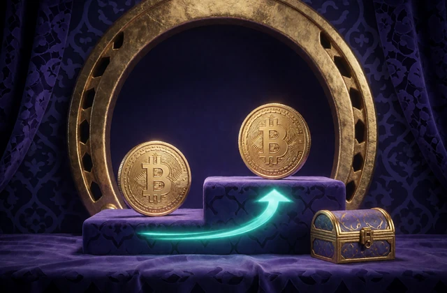 Zwei goldene Stufen visualisieren die zweite Phase des Alawin Bonusablaufs